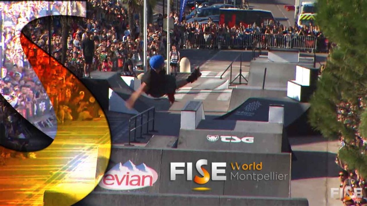 Romain Godenaire - 3rd Final Roller Slopestyle - FISE World Montpellier 2013