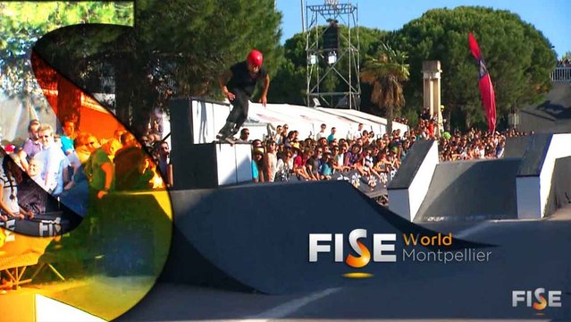 Roman Abrate - 1st Final Roller Slopestyle - FISE World Montpellier 2013