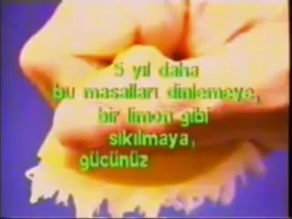 Erdal İnönü- seçim reklamı limon