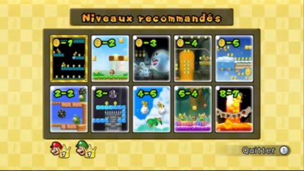 New Super Mario Bros. Wii - Course aux pièces : Niveau Pièce-2