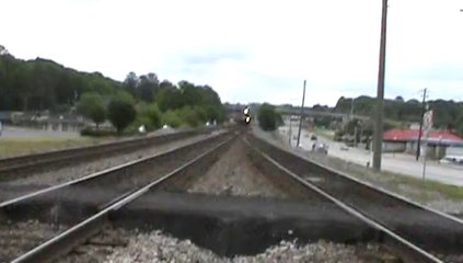Norfolk Southern autorack train west through Austell Ga.