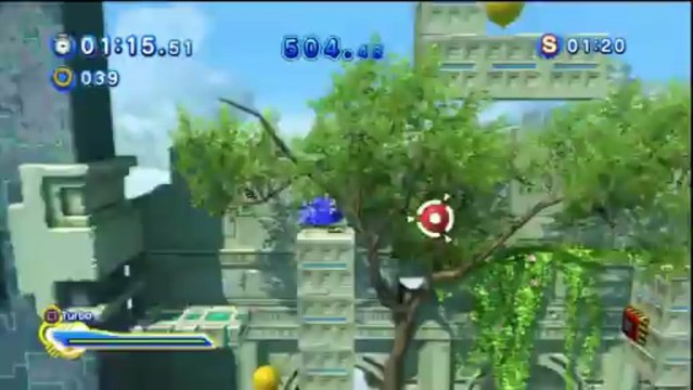 Sonic Generations - Sky Sanctuary Acte 2 - Défi 3 : Fête des ballons