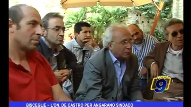 Bisceglie | L'On. De Castro per Angarano Sindaco