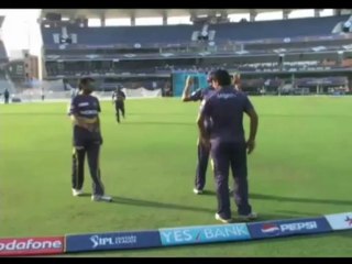 Kolkata Knight Riders in practice session