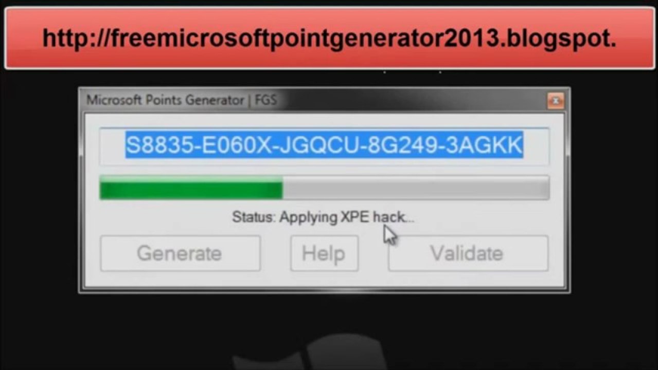 Xbox Microsoft Points Code Generator 2013