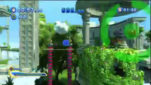 Sonic Generations - Sky Sanctuary Acte 2 - Défi 5 : Amusement à grande vitesse