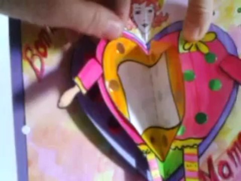 Les cartes 3D fête des mères et fête des pères de