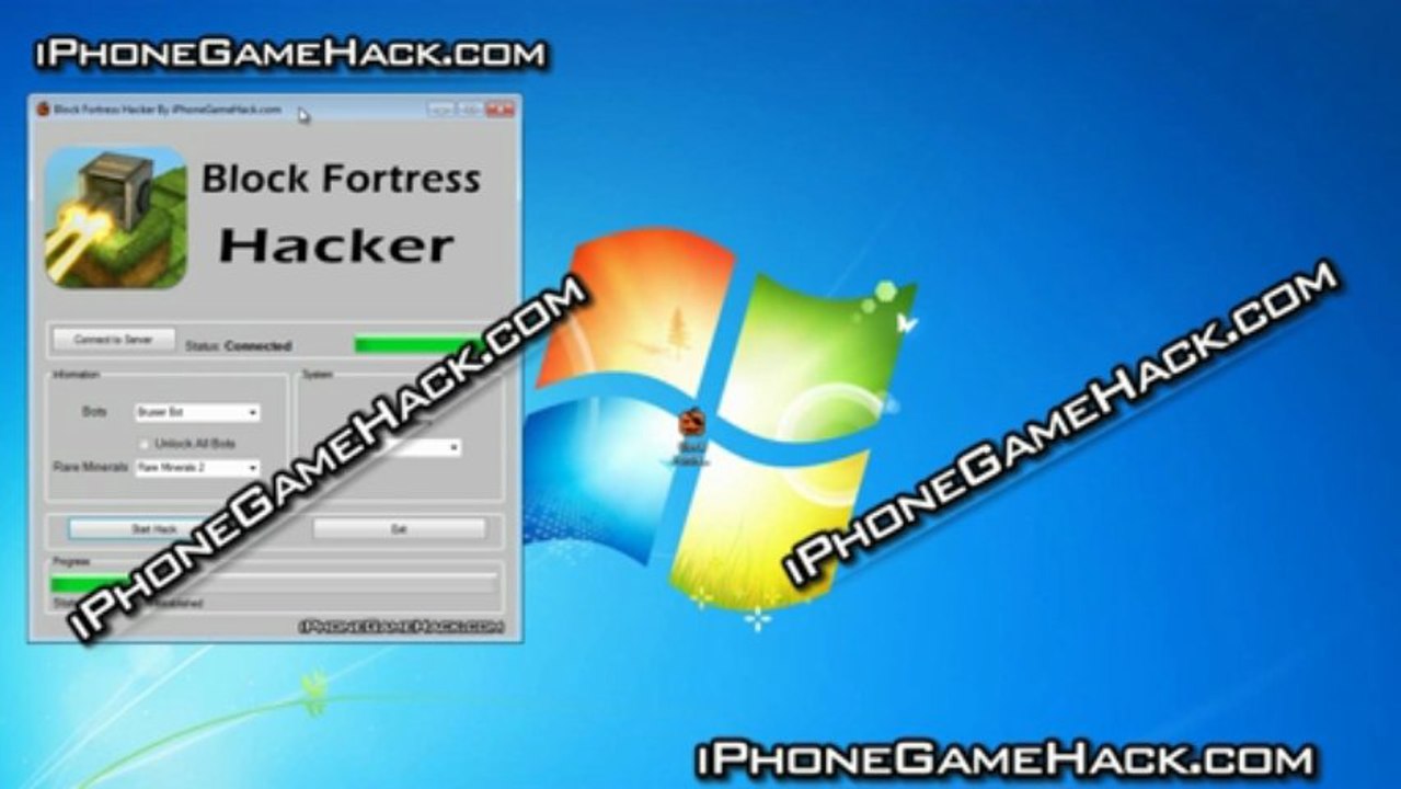 How to hack Block Fortress for rare minerals and unlock all bots