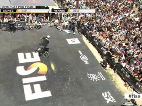 Finale BMX Flat Pro - FR - FISE World Montpellier 2013