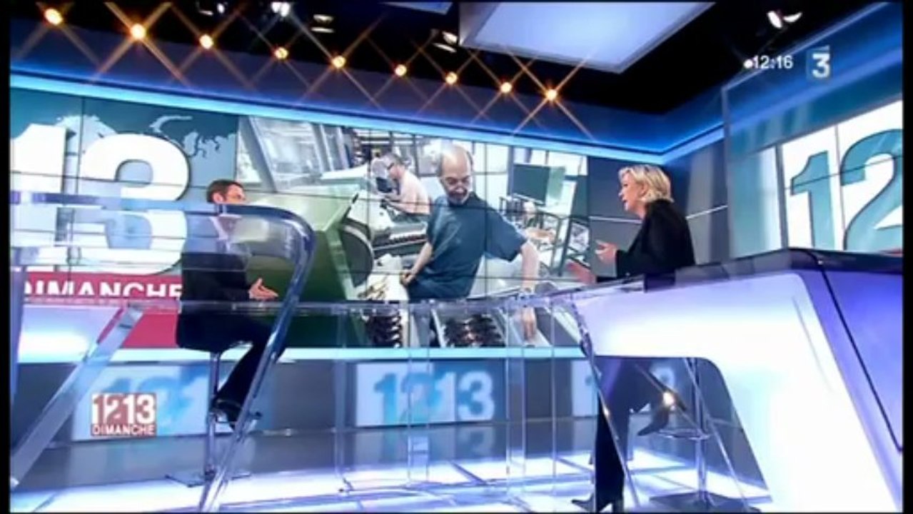 12-13 dimanche Marine Le pen