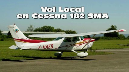 Vol en local en Cessna 182SMA