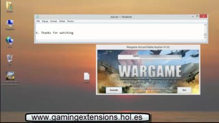 Wargame Airland Battle Keygen 100% Working