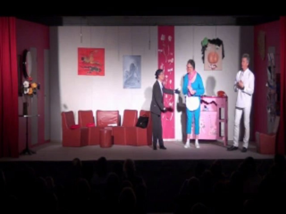 L'auberge du Caramel 3 ème acte  1 ère partie jouée par la troupe des Potes Entr'actes de l'Ascvec