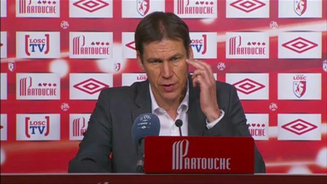 Conférence de presse LOSC Lille - Stade de Reims : Rudi GARCIA (LOSC) - Hubert FOURNIER (SdR) - saison 2012/2013