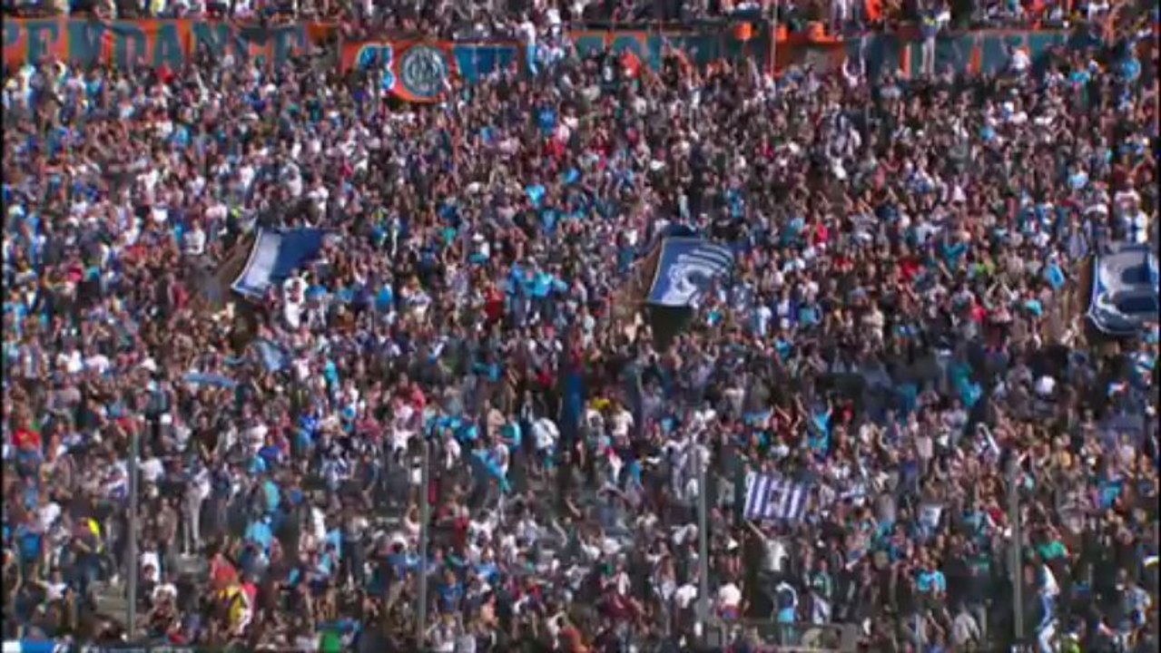 But André AYEW (45ème) - Olympique de Marseille - Toulouse FC (2-1) - saison 2012/2013
