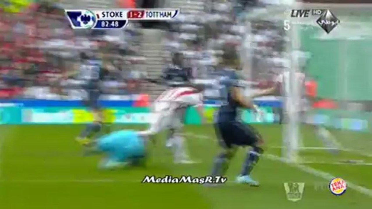 أهداف مباراة ستوك سيتي 1-2 توتنهام - تعليق عصام عبده 12/5/2013