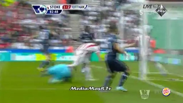 أهداف مباراة ستوك سيتي 1-2 توتنهام - تعليق عصام عبده 12/5/2013