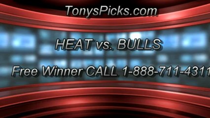 NBA Playoff Pick Game 4 Chicago Bulls vs. Miami Heat Odds Prediction Preview 5-13-2013