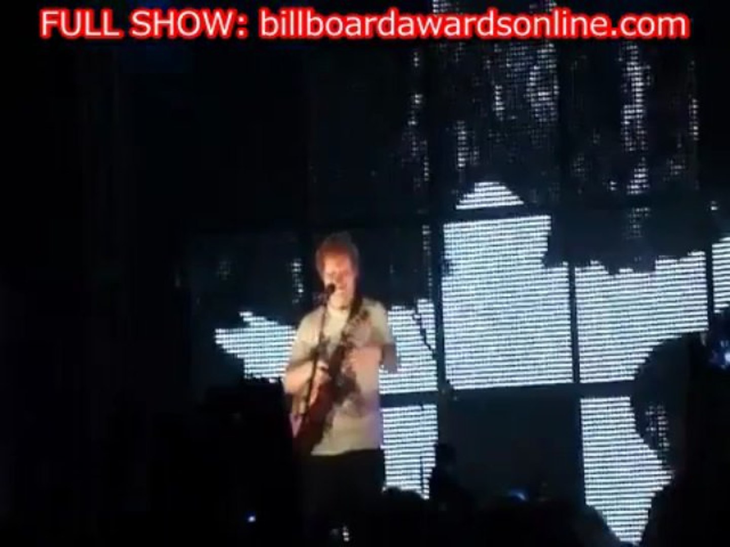 Ed Sheeran live performance Billboard Music Awards 2013