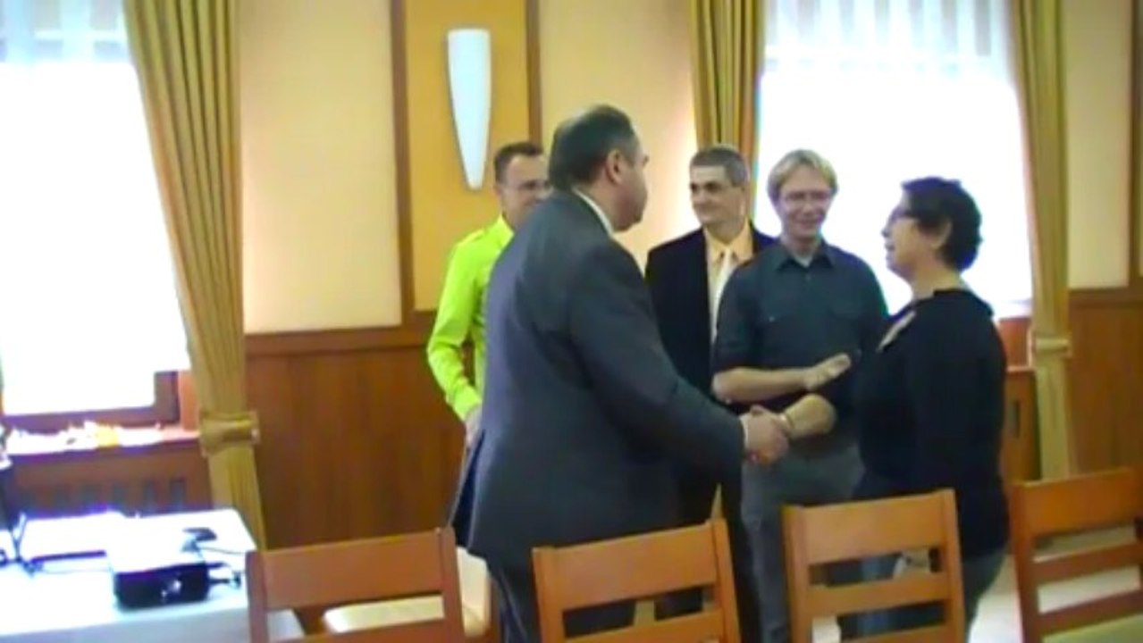 Architeaching - Radziejow Reunion (Poland) -Reception offered by the Mayor of the city