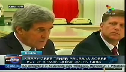 Afirma EE.UU. que Siria usa armas químicas contra población