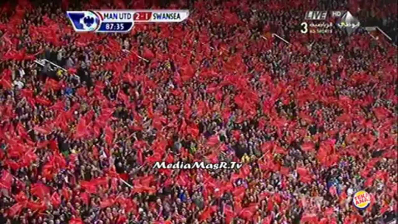 هدف مانشستر يونايتيد الثاني في سوانزى سيتي - 12/5/2013