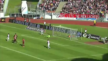 But Mohamed RABIU (48ème) - Evian TG FC - OGC Nice (4-0) - saison 2012/2013