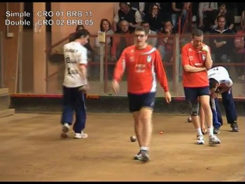 Traditionnel, CRO Lyon contre BRB Ivrea, demi finale Coupe d'Europe 2013, Sport Boules