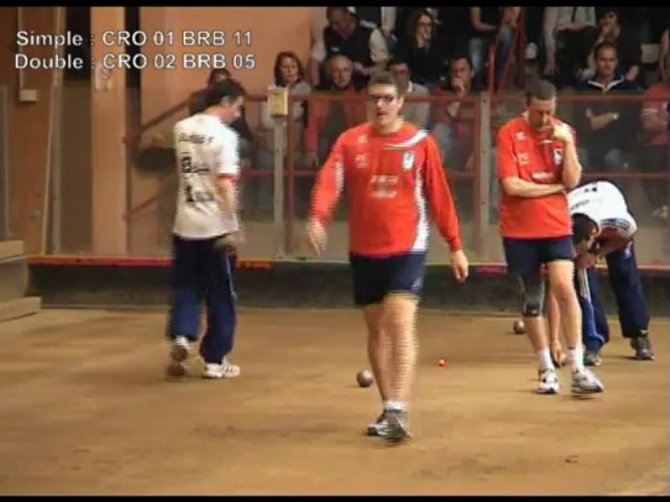 Traditionnel, CRO Lyon contre BRB Ivrea, demi finale Coupe d'Europe 2013, Sport Boules
