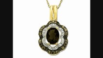Smokey Topaz And 13 Ct Diamond Pendant Necklacein 14k Gold From Jewelry.com Review