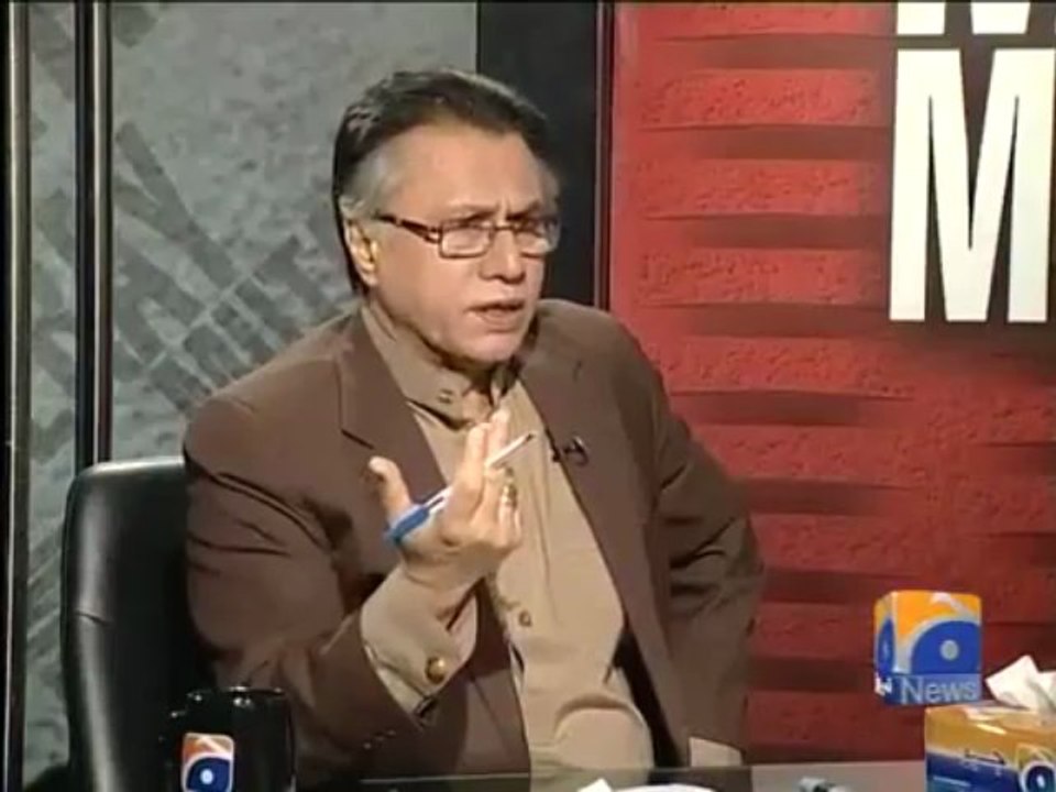 Meray Mutabiq with Hassan Nisar. May 12th 2013