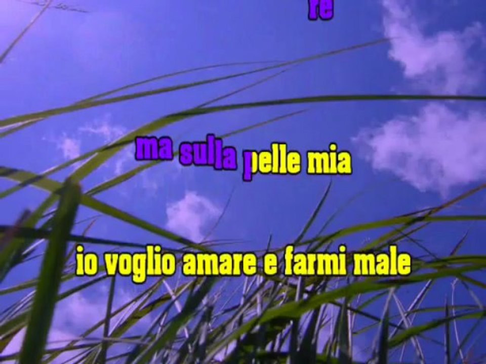 NOMADI - Io voglio vivere - Karaoke