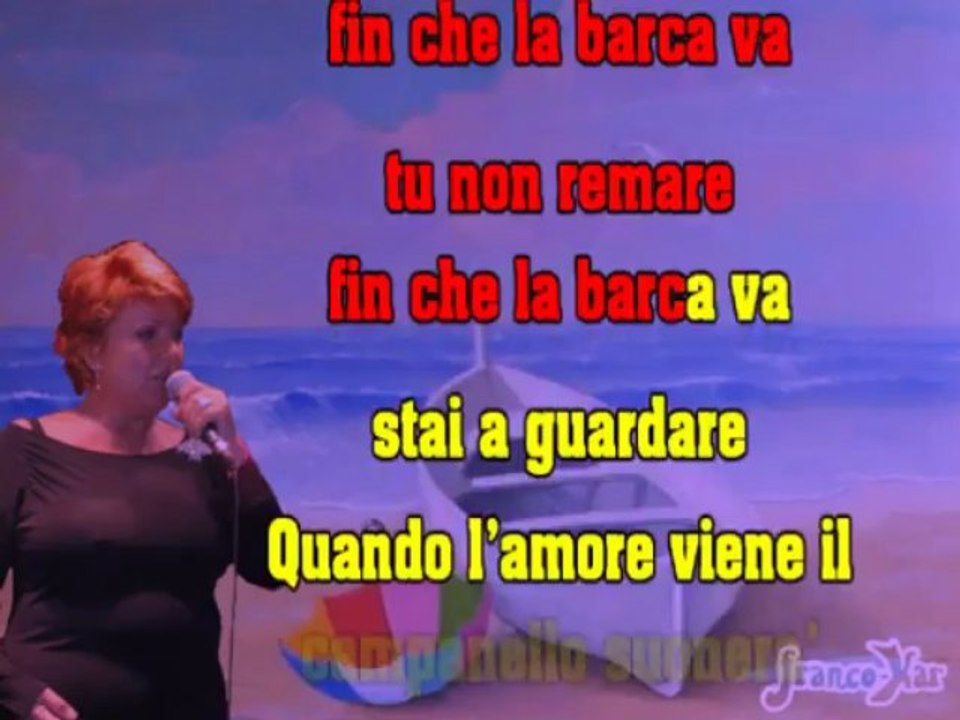 ORIETTA BERTI - Fin che la barca va - Karaoke