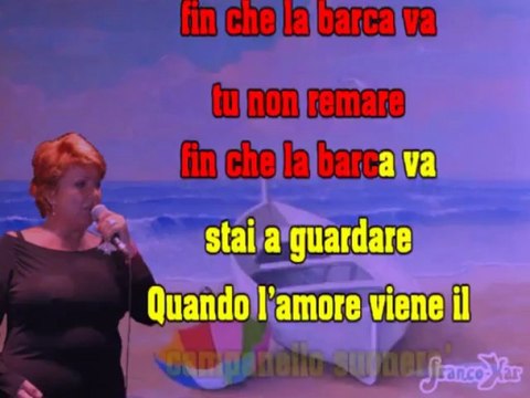 ORIETTA BERTI - Fin che la barca va - Karaoke