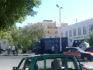 تكثيف أمني لتأمين جلسة محاكمة المتهمين بحرق قسم شرطة سفاجا