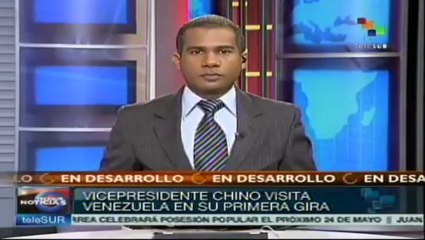 Vicepresidente chino busca afianzar relaciones con Venezuela