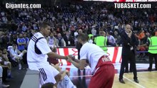 Spanoulis congratulated Real Madrid's players