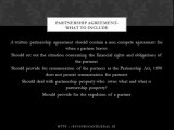 Partnership Law Ireland-Why You Need a Written Partnership Agreement