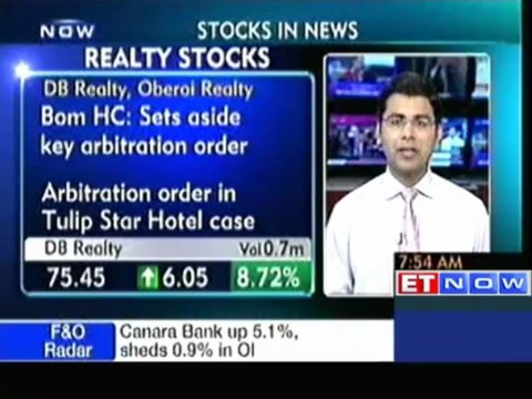 Stocks in News : DLF, Canara Bank, DB Realty, Ashoka Buildcon