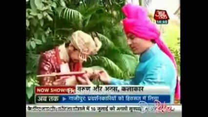 Pooja Gaur came to meet Anas Rashid during DABH shoot - SBB