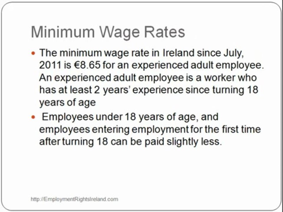 Payment of Wages and Irish Employment Law