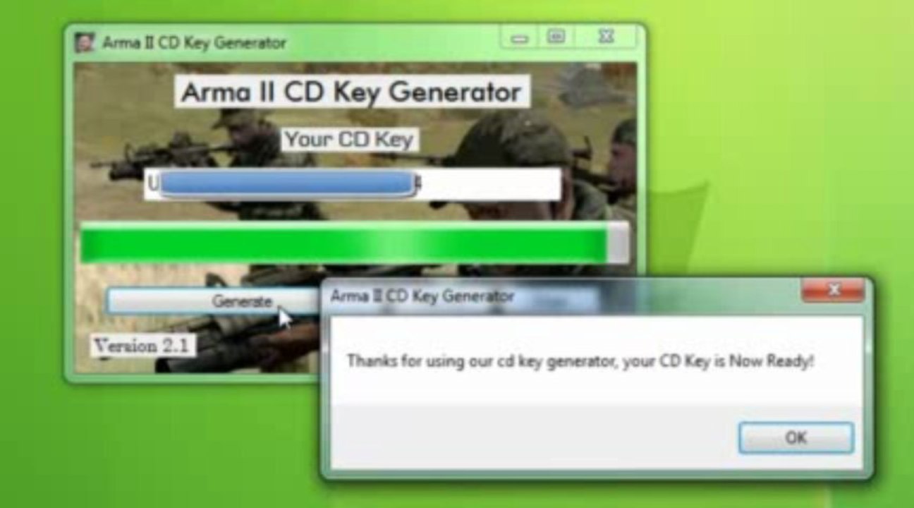 Free Arma II CD Key Generator Free Download 100 Working Daily