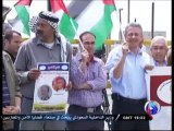 مواجهات بين الفلسطينيين والاحتلال امام سجن عوفر