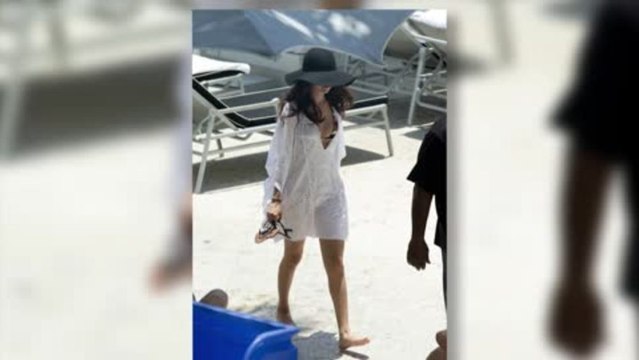 Selena Gomez Soaks Up the Sun in Miami in a Bikini and Cover-Up
