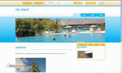 BigRock's Do-it-Yourself Website Builder in action!