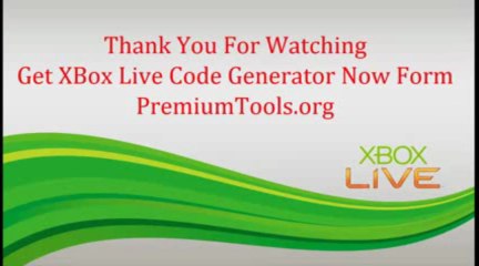 Xbox Live Code Generator / Générateur / FREE Download May - June 2013 Update