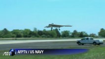 US drone makes first catapult launch off a carrier