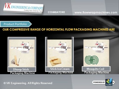 Flow Packing Machine Manufacturer - Flow Pack Machines Exporter from Coimbatore, India