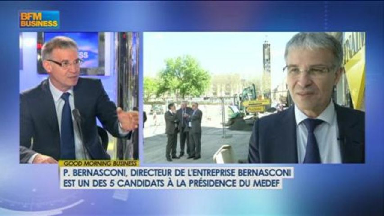 Campagne du Medef : Patrick Bernasconi, dans Good Morning Business - 13 mai