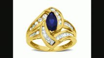 Blue And White Sapphire Ring In 10k Gold From Jewelry.com Review